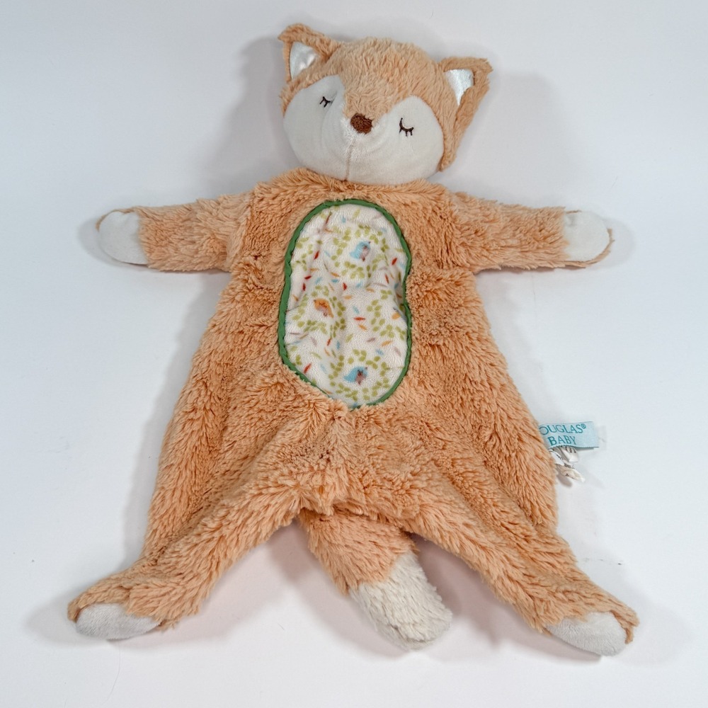 Douglas Plush Baby Fox Sshlumpie Lovey‎ Orange Woodland 2015 Clean